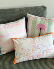 Load image into Gallery viewer, Qatayef قطايف - Set of 3 Ramadan cushion covers + table runner