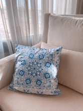 Load image into Gallery viewer, Bleu Blanc - Ramadan Edition - Set of 3 cushion covers + table runner