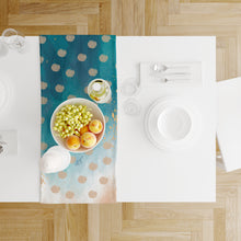 Load image into Gallery viewer, Sky Polka - Polyester Table Runner
