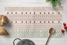 Load image into Gallery viewer, Doe A Deer - Set of Dining Table Runner + Placemats
