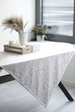 Load image into Gallery viewer, Beige Kufic - Squared Tablecloth
