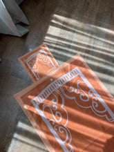 Load image into Gallery viewer, Asiyah - Orange Pocket Prayer Mat
