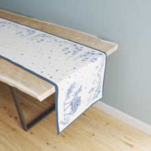 Load image into Gallery viewer, Bleu Blanc - Ramadan Edition Table Runner
