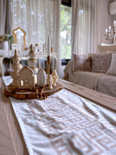 Load image into Gallery viewer, Sands Kufic - Set of 3 cushion covers + Table Runner
