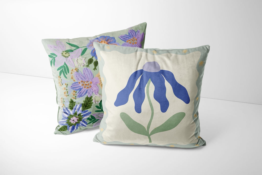 Frosted Florals - Cushion Covers - Set of 2