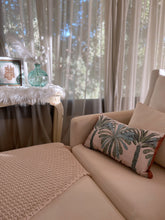 Load image into Gallery viewer, Siwa - Palm Trees Lumbar Pillow Cover
