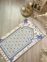 Load image into Gallery viewer, Bleu Blanc - Padded Prayer Mat
