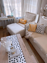 Load image into Gallery viewer, Dalmation Charm - Set of 3 cushion covers + table runner

