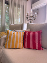 Load image into Gallery viewer, Shabby Chic - Set of 2 Striped cushion covers + Table Runner
