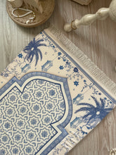 Load image into Gallery viewer, Bleu Blanc - Padded Prayer Mat
