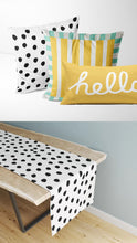 Load image into Gallery viewer, Dalmation Charm - Set of 3 cushion covers + table runner
