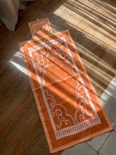 Load image into Gallery viewer, Asiyah - Orange Pocket Prayer Mat
