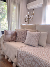 Load image into Gallery viewer, Sands Kufic - Set of 3 cushion covers + Table Runner
