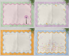 Load image into Gallery viewer, Set of 4 Qatayef قطايف- Ramadan Placemats
