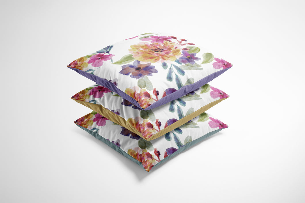 Musk Mallow Cushion Covers - Set of 3