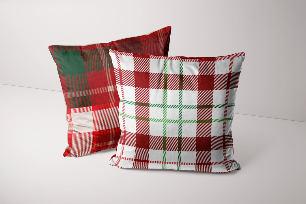 Christmas Plaid - Set of 2