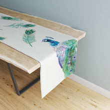 Load image into Gallery viewer, Indian Peafowl - Polyester Table Runner
