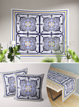 Load image into Gallery viewer, Tahado تهادوا Box - Set of Squared Tablecloth + 2 cushion covers + Small Runner⁩ + Azkar
